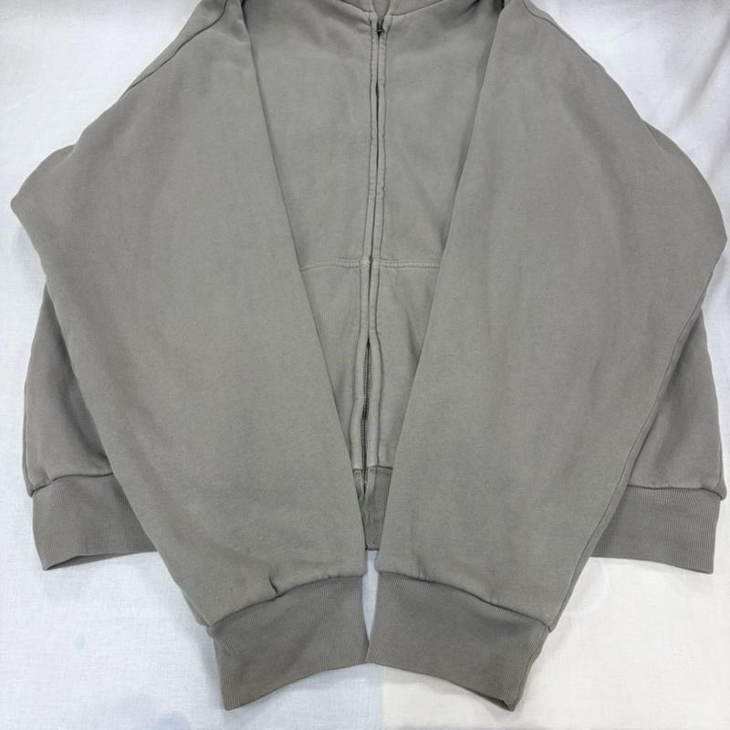 イージー YEEZY パーカー 長袖 GAP ダブルフェイス ジップアップ スウェット パーカー 無地 フーディー XL 無地 メンズ USED 古着 中古 50168559