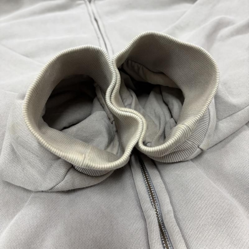 イージー YEEZY パーカー 長袖 GAP ダブルフェイス ジップアップ スウェット パーカー 無地 フーディー XL 無地 メンズ USED 古着 中古 50168559