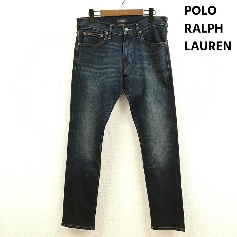 ポロラルフローレン POLO RALPH LAUREN パンツ デニム、ジーンズ Sullivan スリム テーパード フィット デニム パンツ ジーンズ 32インチ インディゴ / インディゴ / Indigo メンズ USED 古着 中古 50168566