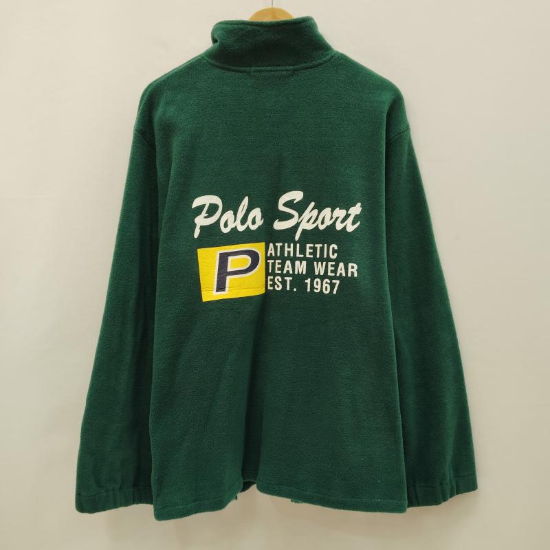 ポロラルフローレン POLO RALPH LAUREN トレーナー 長袖 POLO SPORT 90s ヴィンテージ フリース L 緑 / グリーン / green メンズ USED 古着 中古 50168567