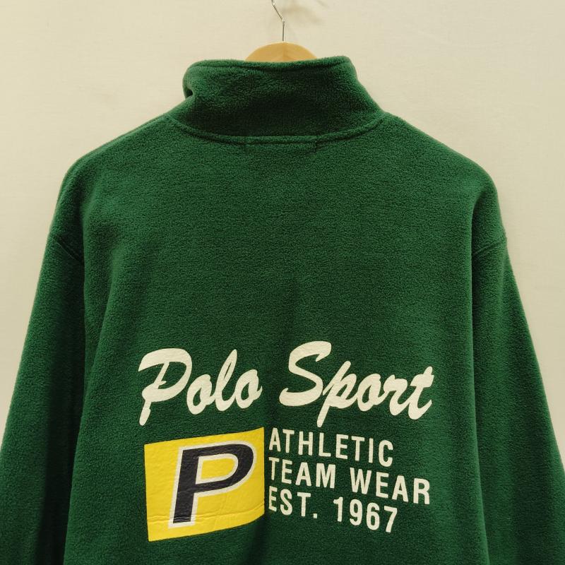 ポロラルフローレン POLO RALPH LAUREN トレーナー 長袖 POLO SPORT 90s ヴィンテージ フリース L 緑 / グリーン / green メンズ USED 古着 中古 50168567