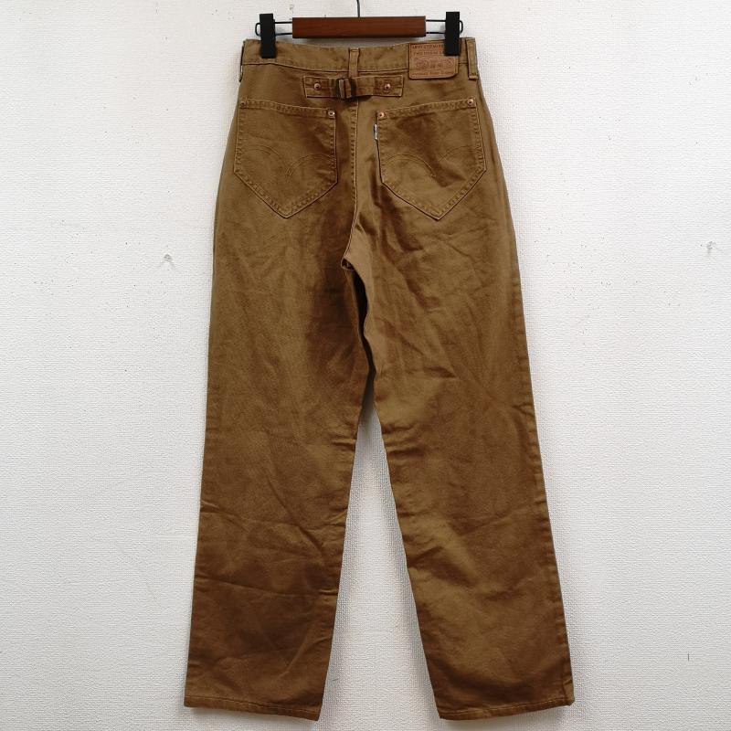 リーバイストラウスアンドコー Levi Strauss & co. パンツ ワークパンツ、ペインターパンツ 90s 日本製 シンチバック ジップフライ ワーク パンツ 856-34 28インチ 茶 / ブラウン / brown メンズ USED 古着 中古 50168570