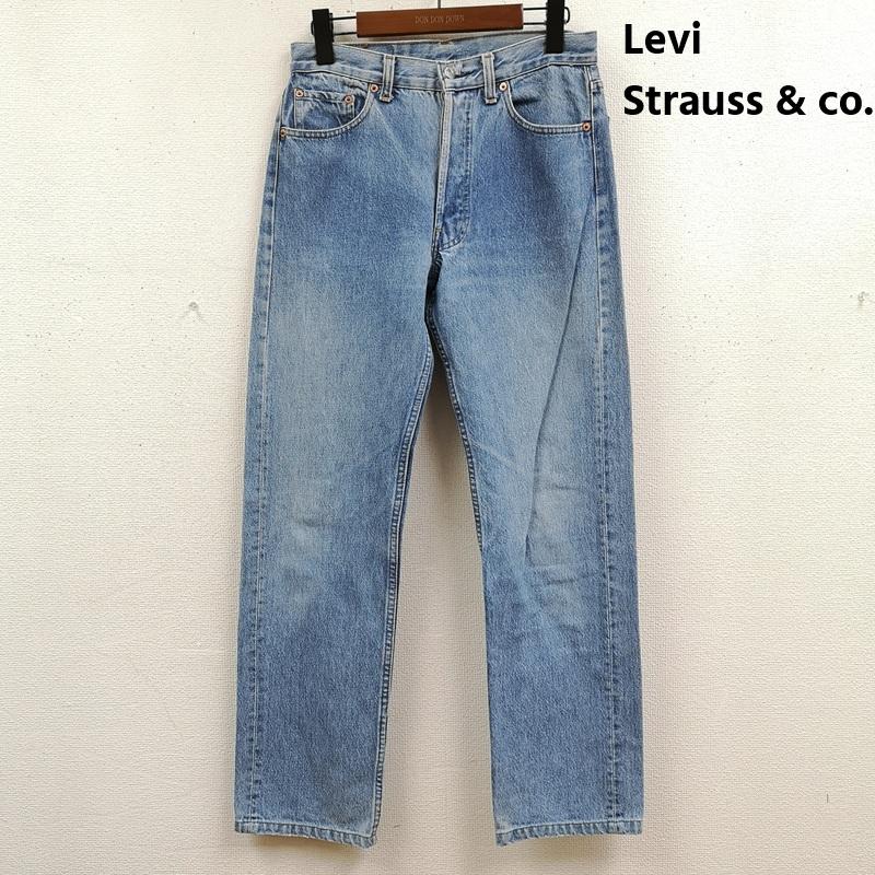 リーバイストラウスアンドコー Levi Strauss & co. パンツ デニム、ジーンズ 90s USA製 ストレートフィット ボタンフライ ボタン裏555 デニム パンツ 501-5900 30インチ インディゴ / インディゴ / Indigo メンズ USED 古着 中古 50168573