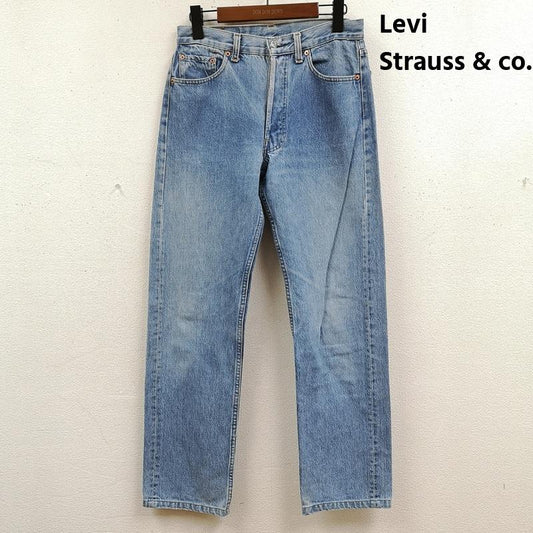 リーバイストラウスアンドコー Levi Strauss & co. パンツ デニム、ジーンズ 90s USA製 ストレートフィット ボタンフライ ボタン裏555 デニム パンツ 501-5900 30インチ インディゴ / インディゴ / Indigo メンズ USED 古着 中古 50168573