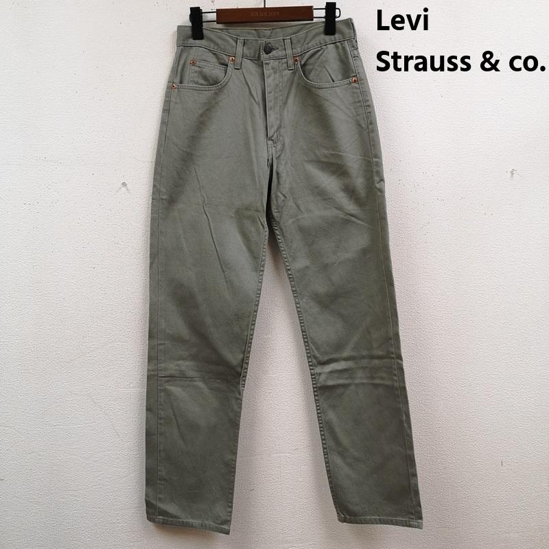 リーバイストラウスアンドコー Levi Strauss & co. パンツ ワークパンツ、ペインターパンツ 90s 日本製 白タブ BIG E スリム ストレート ジップフライ ピケ パンツ 513-1133 30インチ 灰 / グレー / gray メンズ USED 古着 中古 50168574