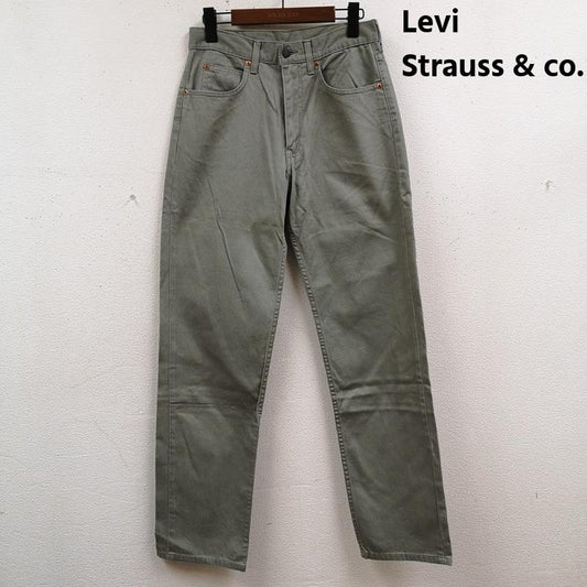リーバイストラウスアンドコー Levi Strauss & co. パンツ ワークパンツ、ペインターパンツ 90s 日本製 白タブ BIG E スリム ストレート ジップフライ ピケ パンツ 513-1133 30インチ 灰 / グレー / gray メンズ USED 古着 中古 50168574