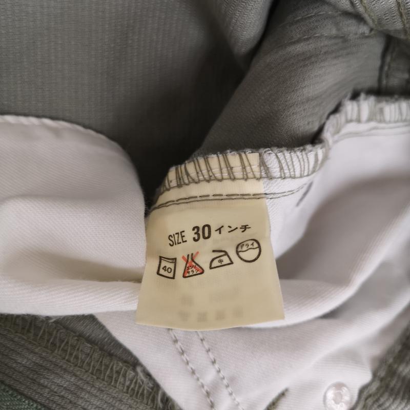リーバイストラウスアンドコー Levi Strauss & co. パンツ ワークパンツ、ペインターパンツ 90s 日本製 白タブ BIG E スリム ストレート ジップフライ ピケ パンツ 513-1133 30インチ 灰 / グレー / gray メンズ USED 古着 中古 50168574