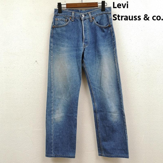 リーバイストラウスアンドコー Levi Strauss & co. パンツ デニム、ジーンズ ボタンフライ レギュラー ストレート デニム パンツ ジーンズ 501-0000 29インチ インディゴ / インディゴ / Indigo メンズ USED 古着 中古 50168575
