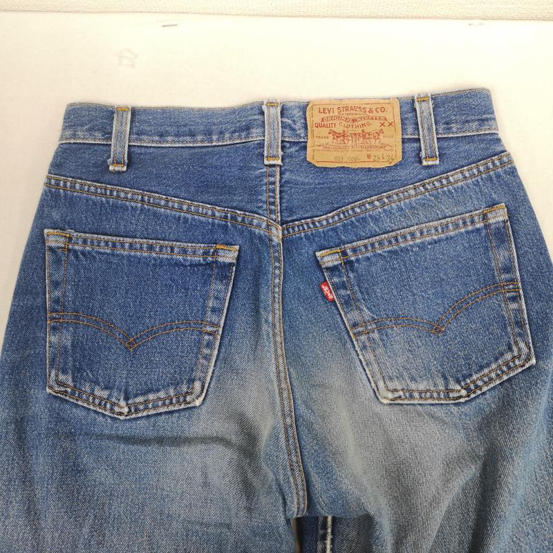 リーバイストラウスアンドコー Levi Strauss & co. パンツ デニム、ジーンズ ボタンフライ レギュラー ストレート デニム パンツ ジーンズ 501-0000 29インチ インディゴ / インディゴ / Indigo メンズ USED 古着 中古 50168575