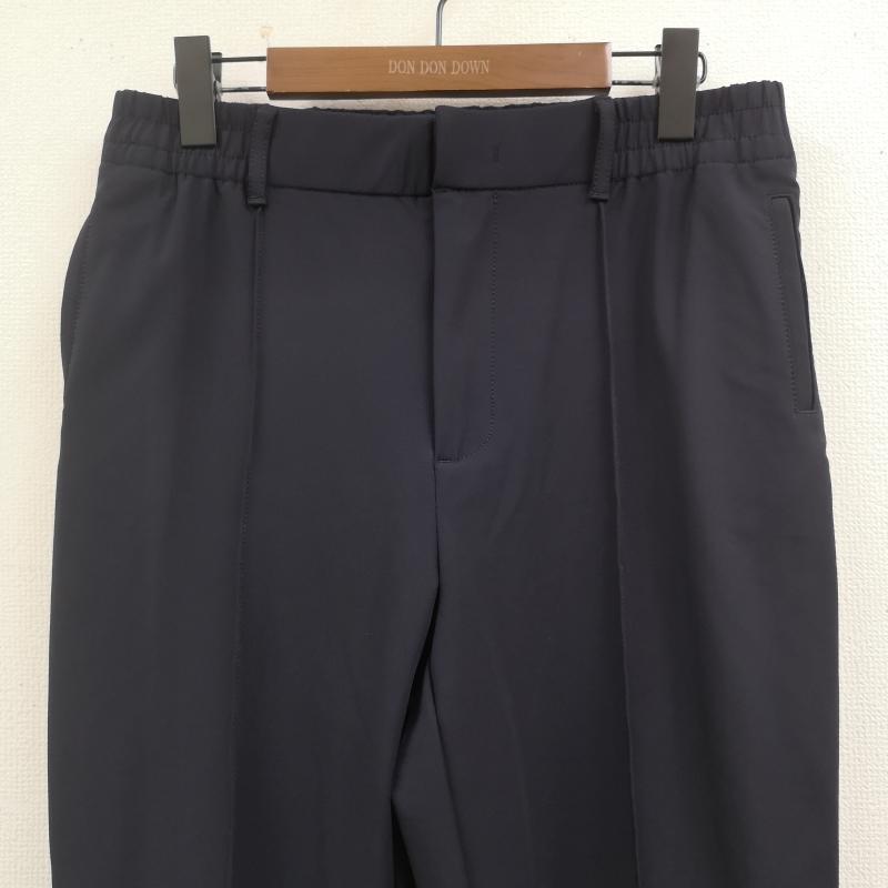 エンポリオアルマーニ EMPORIO ARMANI パンツ スラックス センタープレス ウエストゴム テーパード ジョガー パンツ 16M 紺 / ネイビー / navy メンズ USED 古着 中古 50168576