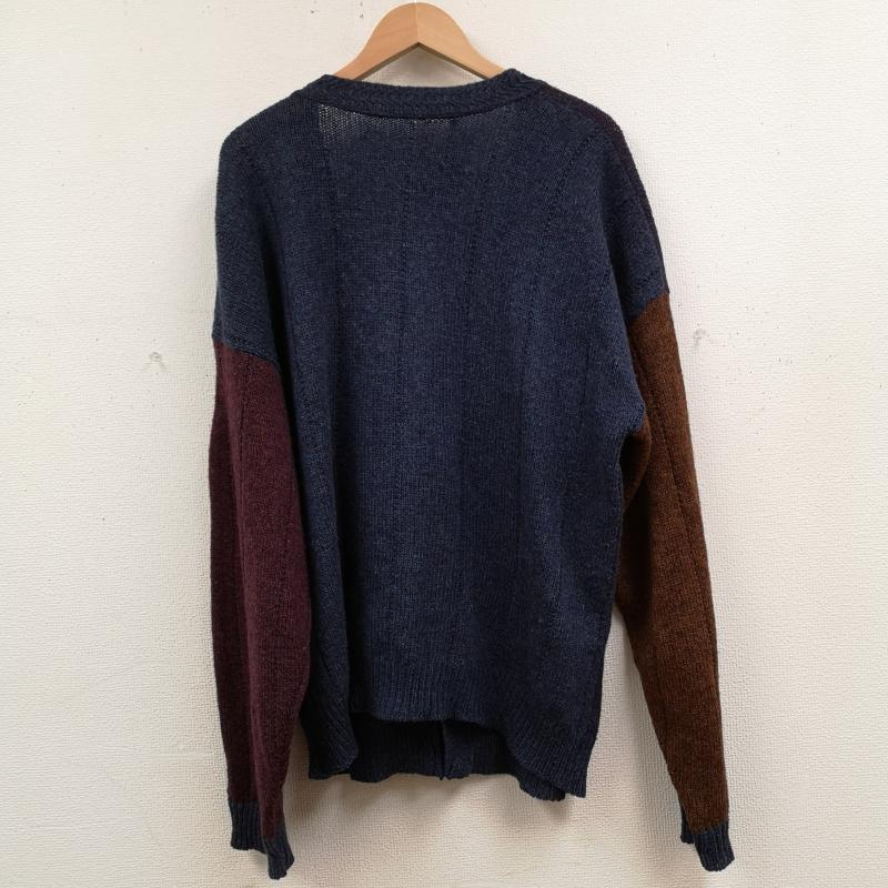 チャップスラルフローレン CHAPSRALPHLAUREN カーディガン 長袖 90s クレイジーパターン カラーブロック Vネック ニット カーディガン マルチカラー / マルチカラー / multicolor メンズ USED 古着 中古 50168580