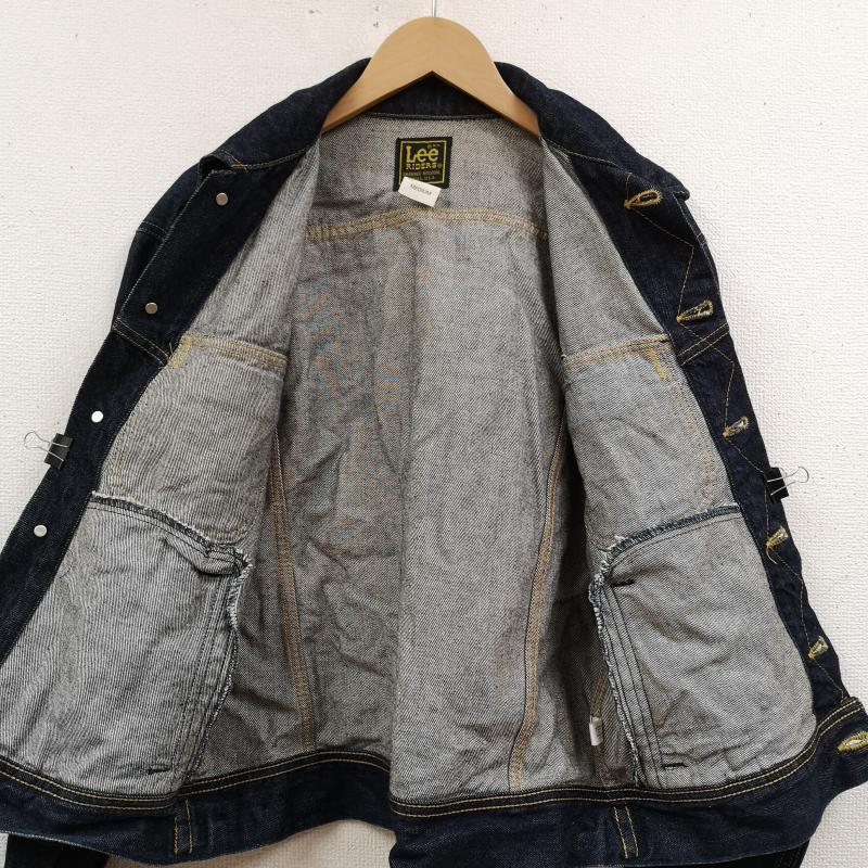 リー Lee ジャケット、上着 ジャンパー、ブルゾン 90s 日本製 ジグザグステッチ デニム ジャケット Ｇジャン 0424 M インディゴ / インディゴ / Indigo メンズ USED 古着 中古 50168581