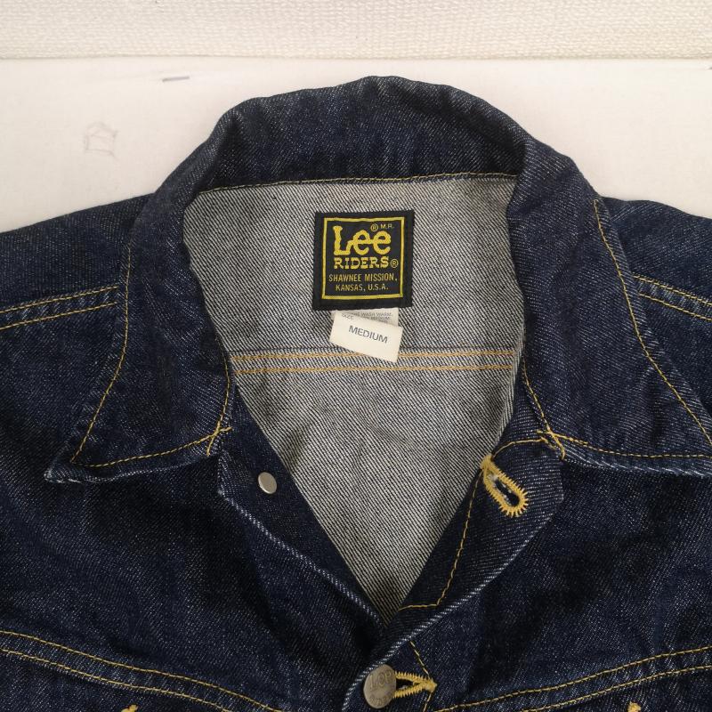 リー Lee ジャケット、上着 ジャンパー、ブルゾン 90s 日本製 ジグザグステッチ デニム ジャケット Ｇジャン 0424 M インディゴ / インディゴ / Indigo メンズ USED 古着 中古 50168581