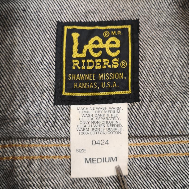 リー Lee ジャケット、上着 ジャンパー、ブルゾン 90s 日本製 ジグザグステッチ デニム ジャケット Ｇジャン 0424 M インディゴ / インディゴ / Indigo メンズ USED 古着 中古 50168581