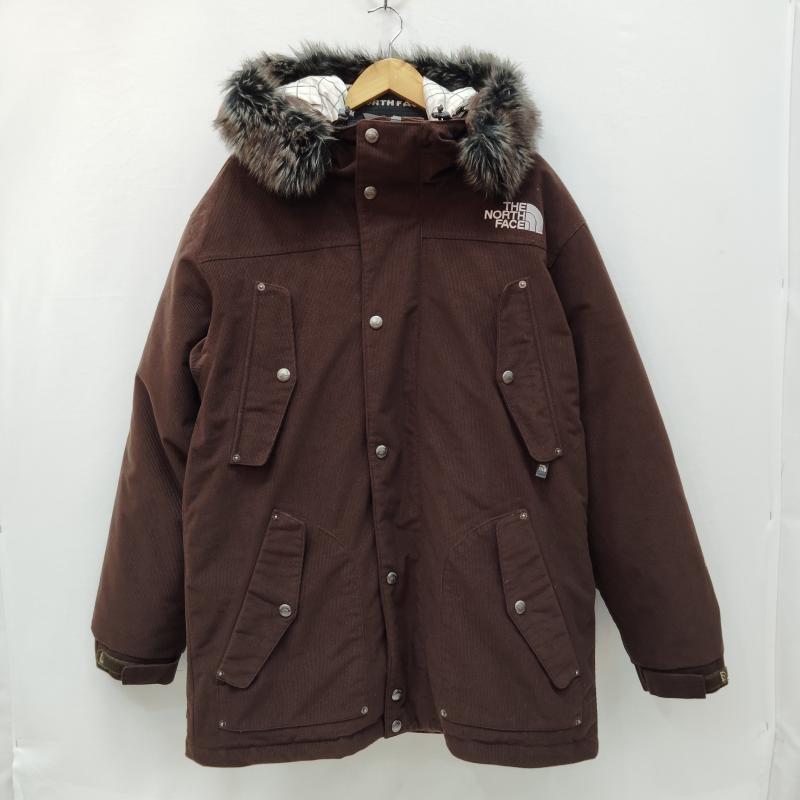 ザノースフェイス THE NORTH FACE ジャケット、上着 ダウンジャケット ダブルダン トリクライメイト ジャケット コーデュロイ調 フード ボリューム フェイクファー ND01560 M 茶 / ブラウン / brown メンズ USED 古着 中古 50168584