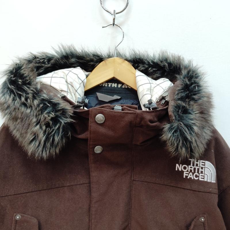 ザノースフェイス THE NORTH FACE ジャケット、上着 ダウンジャケット ダブルダン トリクライメイト ジャケット コーデュロイ調 フード ボリューム フェイクファー ND01560 M 茶 / ブラウン / brown メンズ USED 古着 中古 50168584