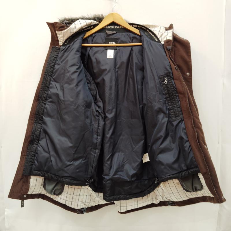 ザノースフェイス THE NORTH FACE ジャケット、上着 ダウンジャケット ダブルダン トリクライメイト ジャケット コーデュロイ調 フード ボリューム フェイクファー ND01560 M 茶 / ブラウン / brown メンズ USED 古着 中古 50168584