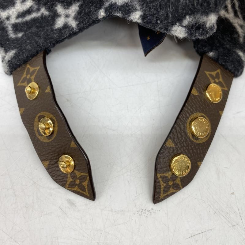 ルイヴィトン LOUIS VUITTON 帽子 キャップ M76712 20年製 キャップ・キャリー オン モノグラム 帽子 Mサイズ イタリア製 黒 / ブラック / black メンズ USED 古着 中古 50168585