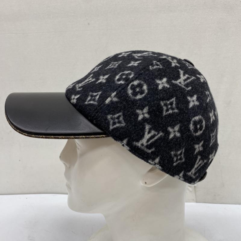 ルイヴィトン LOUIS VUITTON 帽子 キャップ M76712 20年製 キャップ・キャリー オン モノグラム 帽子 Mサイズ イタリア製 黒 / ブラック / black メンズ USED 古着 中古 50168585