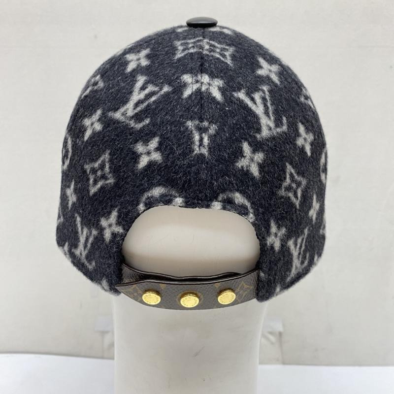 ルイヴィトン LOUIS VUITTON 帽子 キャップ M76712 20年製 キャップ・キャリー オン モノグラム 帽子 Mサイズ イタリア製 黒 / ブラック / black メンズ USED 古着 中古 50168585