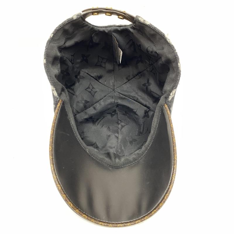ルイヴィトン LOUIS VUITTON 帽子 キャップ M76712 20年製 キャップ・キャリー オン モノグラム 帽子 Mサイズ イタリア製 黒 / ブラック / black メンズ USED 古着 中古 50168585