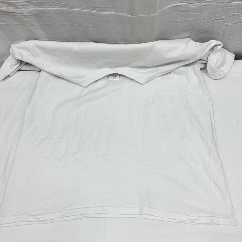 シュプリーム Supreme Tシャツ 半袖 21AW EST1994 Tee ロゴ クルーネック 半袖 Tシャツ L 白 / ホワイト / white メンズ USED 古着 中古 50168587
