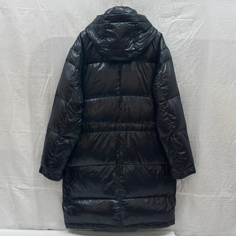 エディーバウアー Eddie Bauer ジャケット、上着 ダウンジャケット 0509319 ロング グース ダウン ジャケット フード取り外し可 L 黒 / ブラック / black メンズ USED 古着 中古 50168589