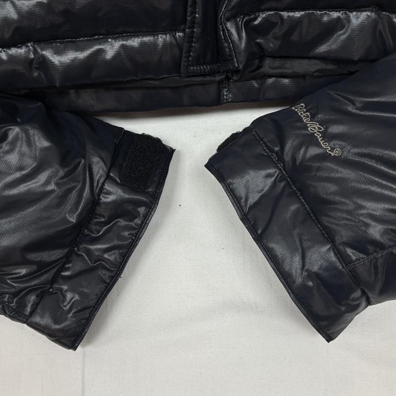 エディーバウアー Eddie Bauer ジャケット、上着 ダウンジャケット 0509319 ロング グース ダウン ジャケット フード取り外し可 L 黒 / ブラック / black メンズ USED 古着 中古 50168589