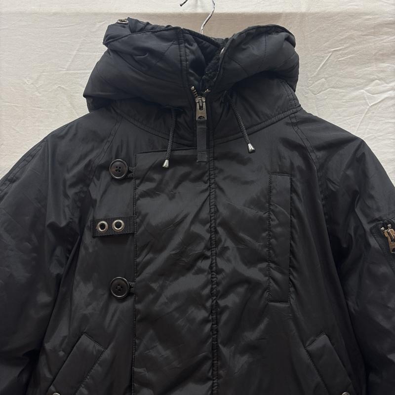 ラルフローレン RALPHLAUREN コート ダウンコート インパクト21 ミリタリーデザイン ロング ダウン コート ジャケット 7号 黒 / ブラック / black レディース USED 古着 中古 50168590
