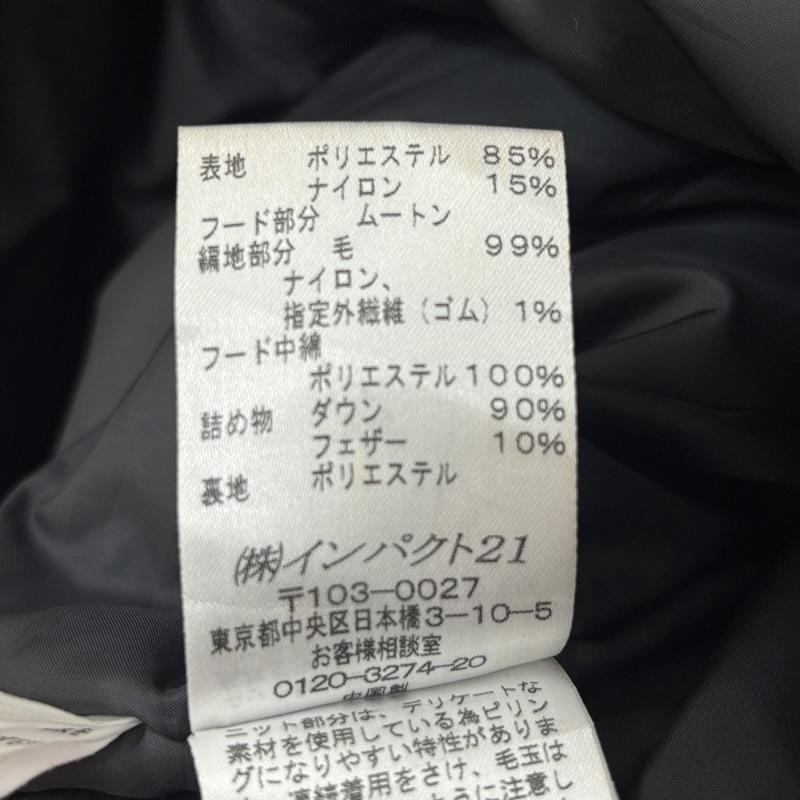 ラルフローレン RALPHLAUREN コート ダウンコート インパクト21 ミリタリーデザイン ロング ダウン コート ジャケット 7号 黒 / ブラック / black レディース USED 古着 中古 50168590