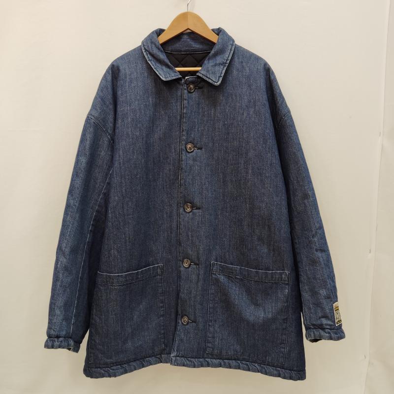 リーバイス Levi s ジャケット、上着 ジャケット、ブレザー デニム カバーオール キルティング ジャケット リバーシブル M インディゴ / インディゴ / Indigo X 黒 / ブラック / black メンズ USED 古着 中古 50168594