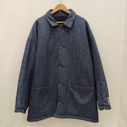 リーバイス Levi s ジャケット、上着 ジャケット、ブレザー デニム カバーオール キルティング ジャケット リバーシブル M インディゴ / インディゴ / Indigo X 黒 / ブラック / black メンズ USED 古着 中古 50168594