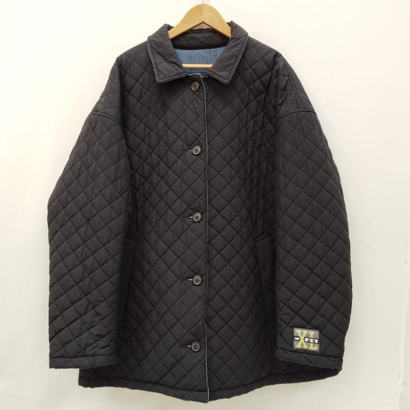 リーバイス Levi s ジャケット、上着 ジャケット、ブレザー デニム カバーオール キルティング ジャケット リバーシブル M インディゴ / インディゴ / Indigo X 黒 / ブラック / black メンズ USED 古着 中古 50168594