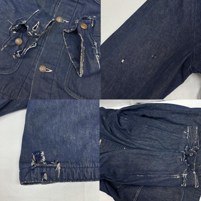 ヴィンテージ VINTAGE ジャケット、上着 ジャンパー、ブルゾン 70年代頃 ビンテージ デニム カバーオール ワーク ジャケット ブランケットライナー 70s VINTAGE - メンズ USED 古着 中古 50168595