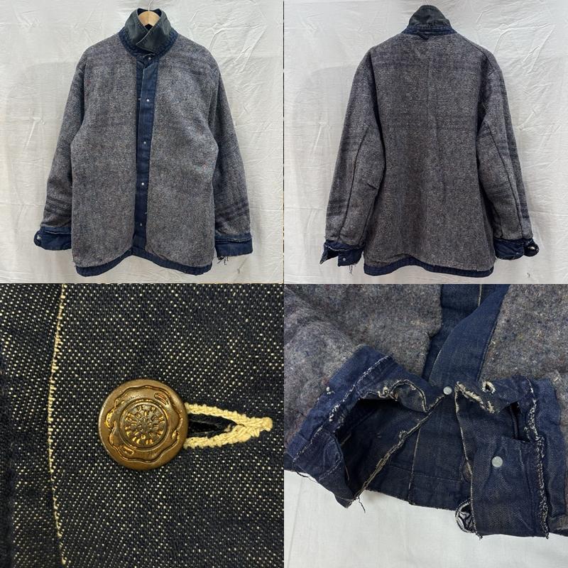 ヴィンテージ VINTAGE ジャケット、上着 ジャンパー、ブルゾン 70年代頃 ビンテージ デニム カバーオール ワーク ジャケット ブランケットライナー 70s VINTAGE - メンズ USED 古着 中古 50168595