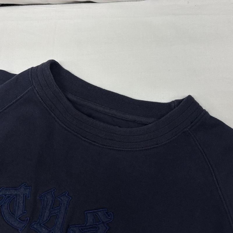 ステューシー STUSSY トレーナー 長袖 90年代 ビンテージ 紺タグ 香港製 オールドイングリッシュ ロゴ スウェット トレーナー M 紺 / ネイビー / navy メンズ USED 古着 中古 50168596