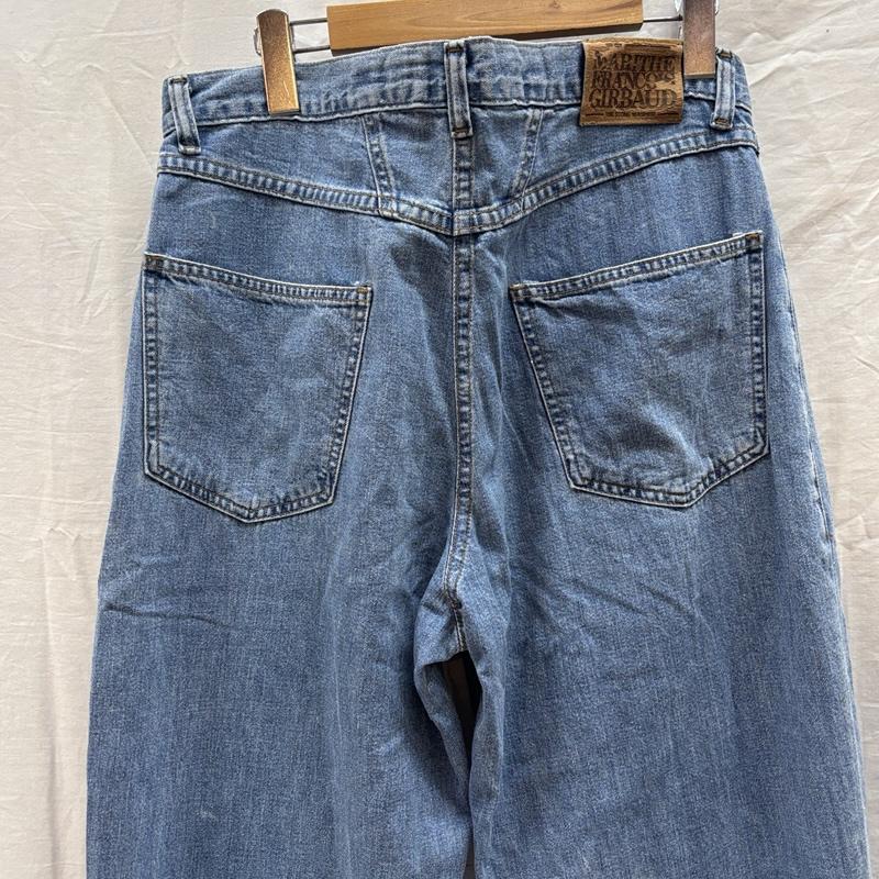 マリテフランソワジルボー MARITHEFRANCOISGIRBAUD パンツ デニム、ジーンズ 90年代 ビンテージ USA製 デニム テーパード パンツ 90s VINTAGE 31インチ メンズ USED 古着 中古 50168598
