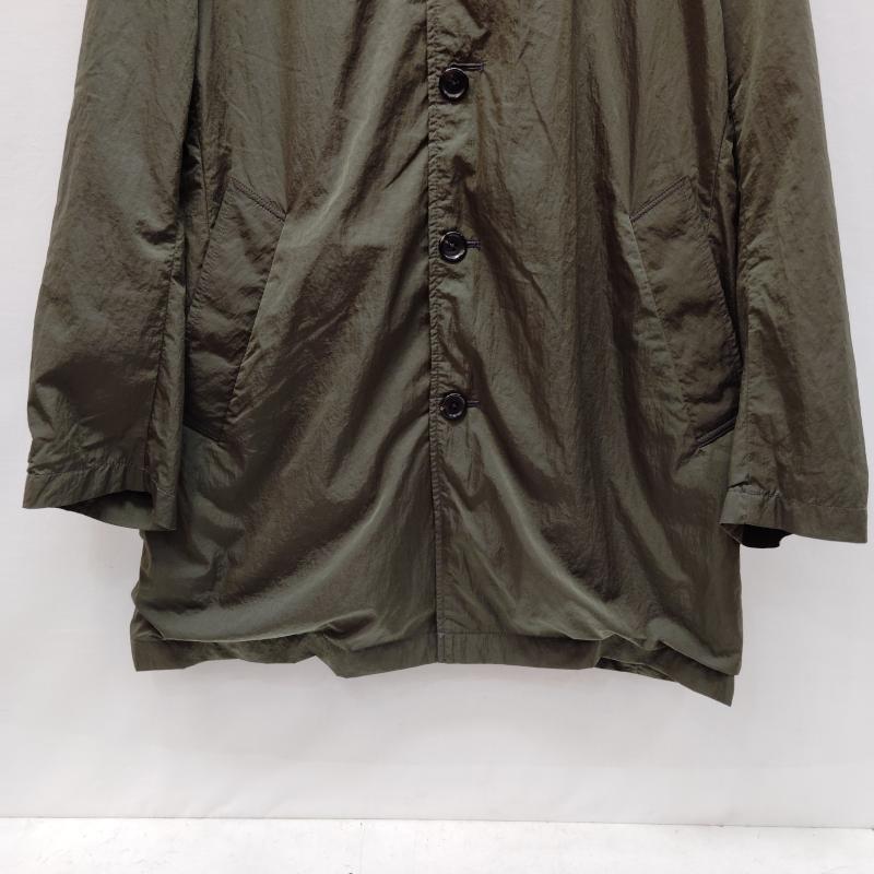 ジョセフアブード JOSEPH ABBOUD ジャケット、上着 ジャンパー、ブルゾン ステンカラー コート ナイロン カモフラ柄 フード付き ライナー付き LL カーキ / カーキ / khaki メンズ USED 古着 中古 50168599