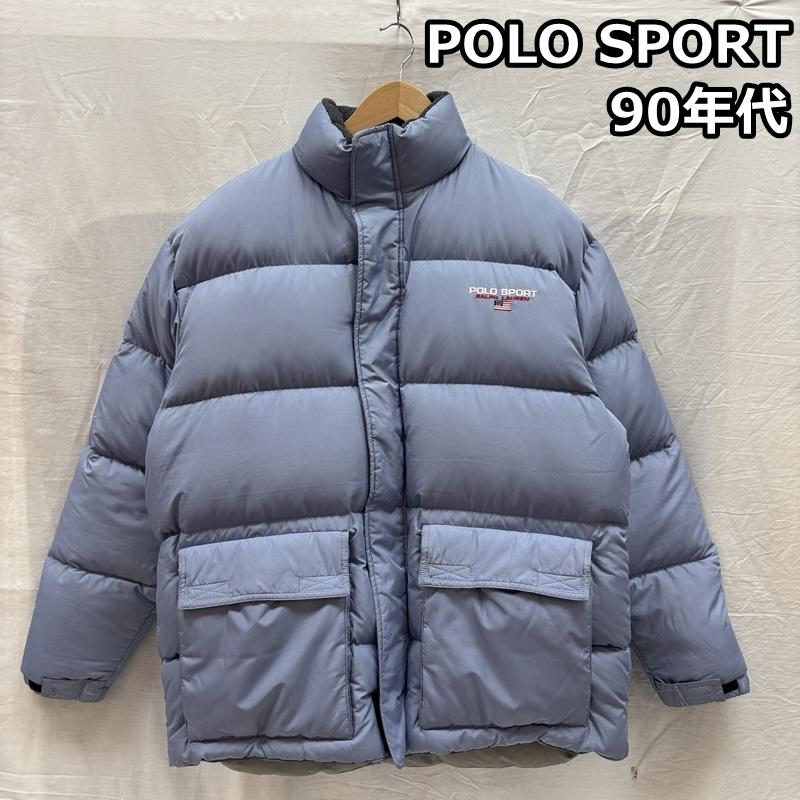 ポロスポーツラルフローレン POLOSPORT ジャケット、上着 ジャンパー、ブルゾン 90年代 ビンテージ ダウン ジャケット 90s VINTAGE - 水色 / ライトブルー / メンズ USED 古着 中古 50168600