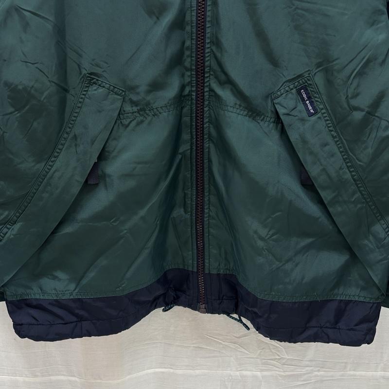 エディーバウアー Eddie Bauer ジャケット、上着 ジャンパー、ブルゾン 00s ナイロン マウンテンパーカー ジャケット フード取り外し可 S 緑 / グリーン / green X 紺 / ネイビー / navy メンズ USED 古着 中古 50168601