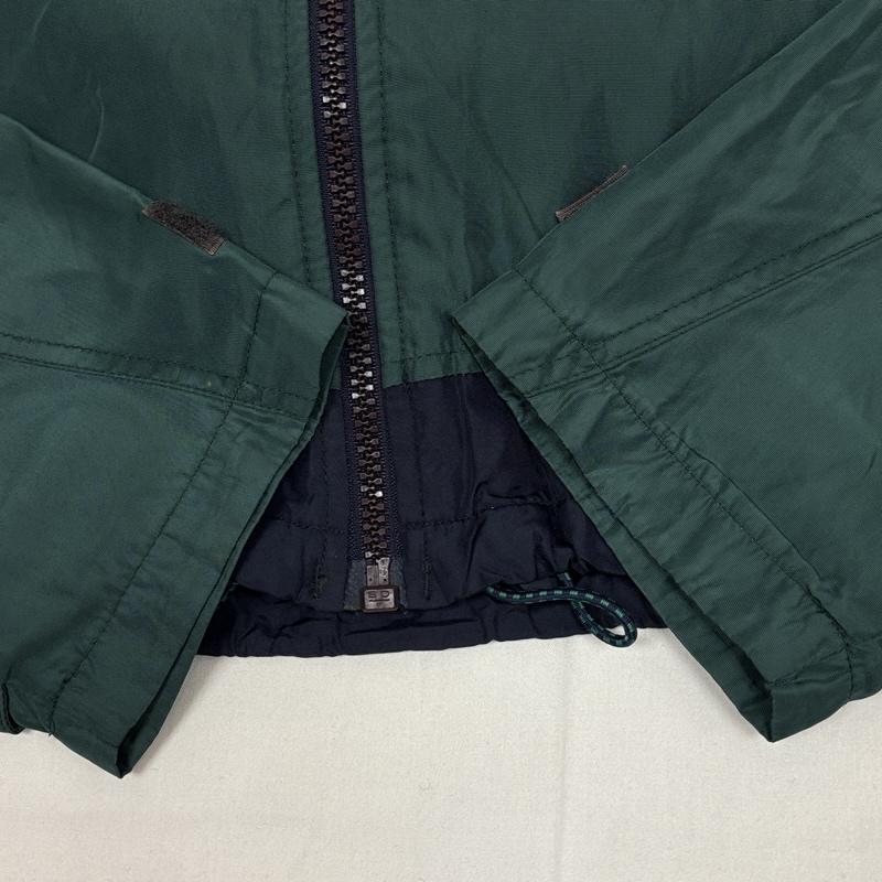 エディーバウアー Eddie Bauer ジャケット、上着 ジャンパー、ブルゾン 00s ナイロン マウンテンパーカー ジャケット フード取り外し可 S 緑 / グリーン / green X 紺 / ネイビー / navy メンズ USED 古着 中古 50168601