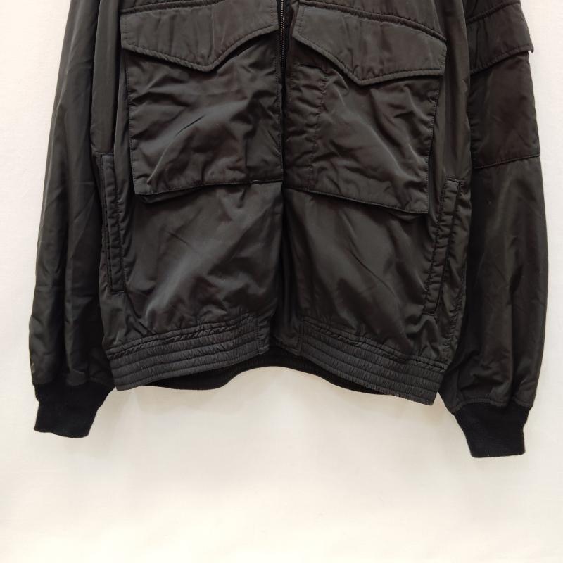 アルファ インダストリー Alpha Industries ジャケット、上着 ジャンパー、ブルゾン エステルボンディング ドロップショルダー フライトジャケット L 黒 / ブラック / black メンズ USED 古着 中古 50168602