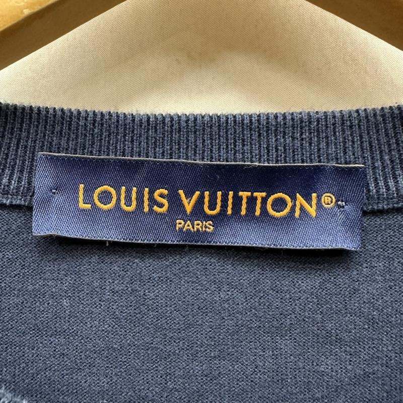 ルイヴィトン LOUIS VUITTON Tシャツ 半袖 LV ロゴ Tシャツ RM242MQ Z34 HRN42W M 紺 / ネイビー / navy メンズ USED 古着 中古 50168605