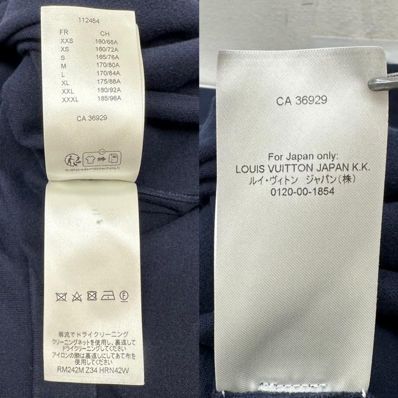 ルイヴィトン LOUIS VUITTON Tシャツ 半袖 LV ロゴ Tシャツ RM242MQ Z34 HRN42W M 紺 / ネイビー / navy メンズ USED 古着 中古 50168605