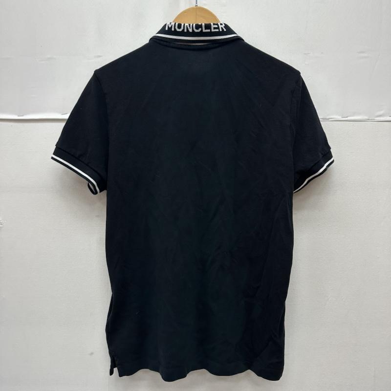 モンクレール MONCLER ポロシャツ 半袖 SS POLO ロゴ ワッペン ポロ シャツ H20918A00009 84556 M 黒 / ブラック / black メンズ USED 古着 中古 50168609