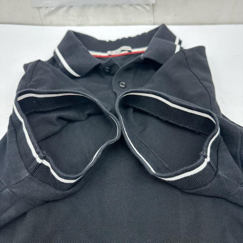モンクレール MONCLER ポロシャツ 半袖 SS POLO ロゴ ワッペン ポロ シャツ H20918A00009 84556 M 黒 / ブラック / black メンズ USED 古着 中古 50168609