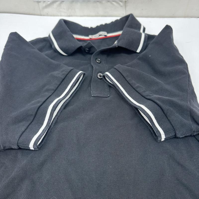 モンクレール MONCLER ポロシャツ 半袖 SS POLO ロゴ ワッペン ポロ シャツ H20918A00009 84556 M 黒 / ブラック / black メンズ USED 古着 中古 50168609