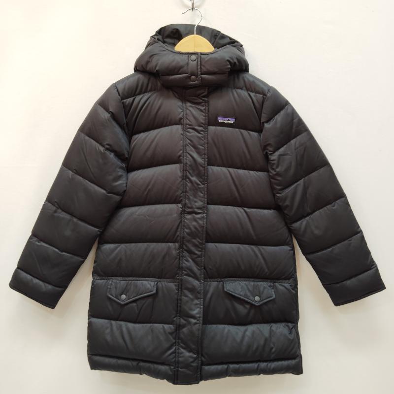 パタゴニア patagonia ジャケット、上着 ダウンジャケット ガールズ ダウン フォー ファン コート ロング丈 68255FA15 L 黒 / ブラック / black ガールズ USED 古着 中古 50168610