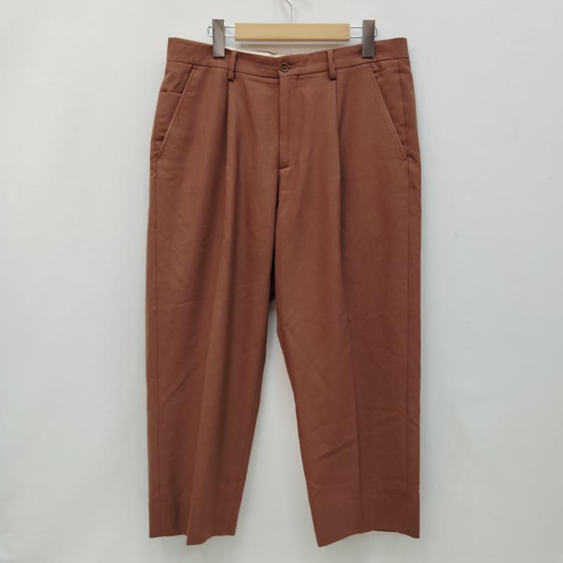 シュプリーム Supreme パンツ スラックス 22SS スラックス パンツ プリーツ トラウザー 32インチ 茶 / ブラウン / brown メンズ USED 古着 中古 50168613