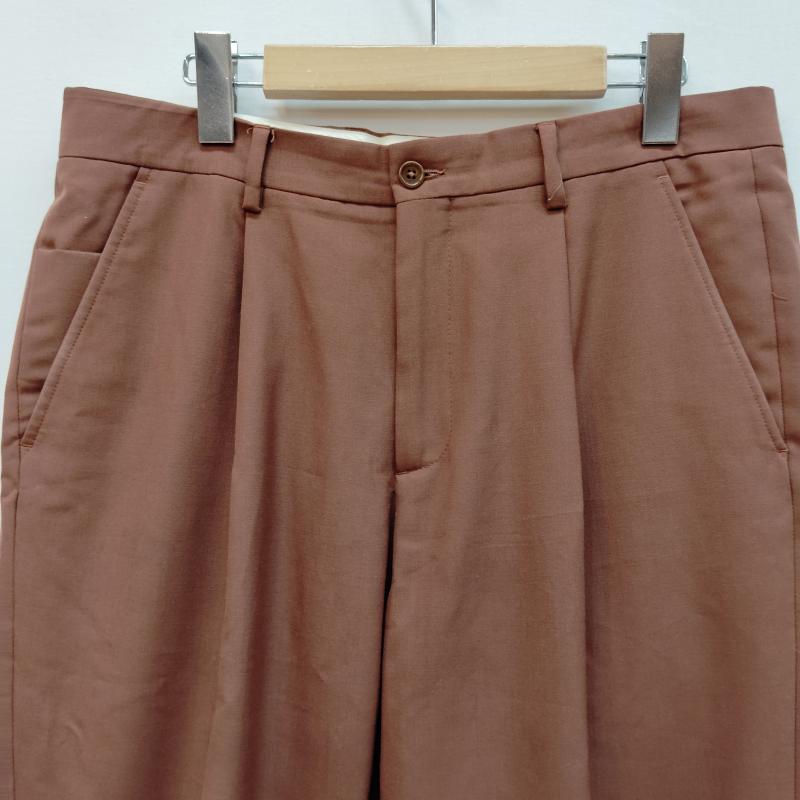 シュプリーム Supreme パンツ スラックス 22SS スラックス パンツ プリーツ トラウザー 32インチ 茶 / ブラウン / brown メンズ USED 古着 中古 50168613